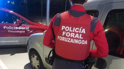 Policía foral denuncia por exceso de velocidad el 6% de los vehículos controlados Policía foral denuncia por exceso de velocidad el 6% de los vehículos controlados