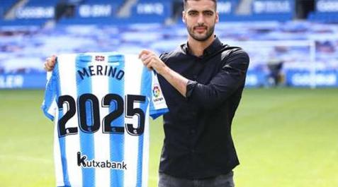 Mikel Merino, 'txuri urdin' hasta 2025 Mikel Merino, 'txuri urdin' hasta 2025