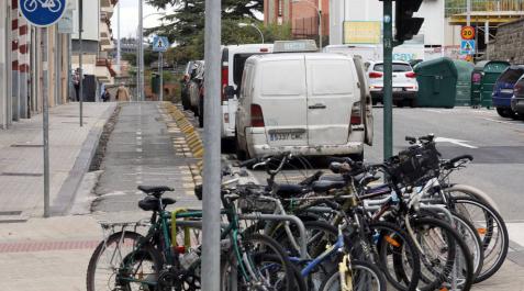 Hasta 150 bicicletas involucradas al año en accidentes en Pamplona Hasta 150 bicicletas involucradas al año en accidentes en Pamplona