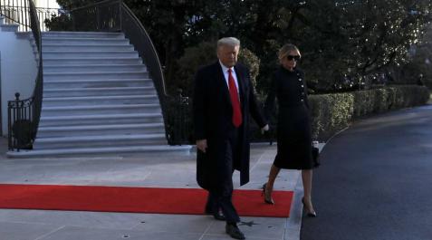 Trump abandona por última vez la Casa Blanca como presidente de Estados Unidos Trump abandona por última vez la Casa Blanca como presidente de Estados Unidos