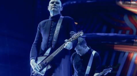 Billy Corgan, de The Smashing Pumpkins, en el Mad Cool Festival 2019. Billy Corgan, de The Smashing Pumpkins, en el Mad Cool Festival 2019.