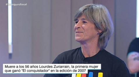 Fallece Lourdes Zuriarrain, ganadora de 'El Conquis' en 2007 Fallece Lourdes Zuriarrain, ganadora de 'El Conquis' en 2007