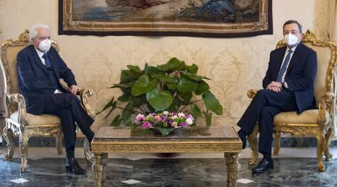 Mario Draghi acepta el encargo de formar Gobierno en Italia Mario Draghi acepta el encargo de formar Gobierno en Italia