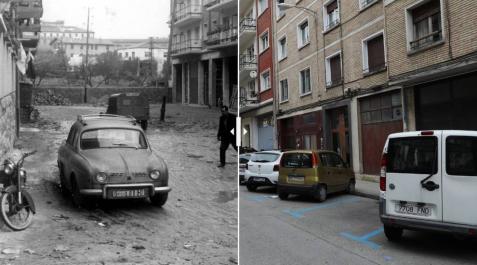 Cuándo cambió... la calle Río Ega Cuándo cambió... la calle Río Ega