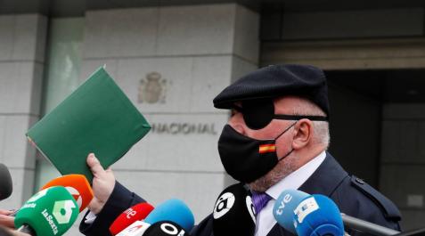 Villarejo, en la Audiencia Nacional. Villarejo, en la Audiencia Nacional.