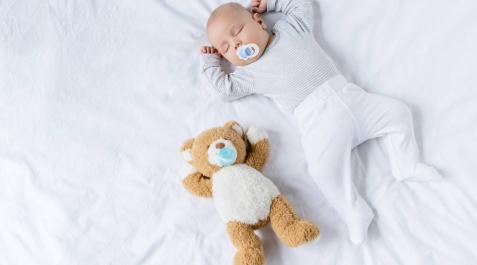 Fotografía de bebé dormido. Fotografía de bebé dormido.