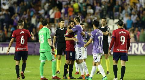 Imagen del Valladolid-Osasuna jugado el dos de junio de 2018. Imagen del Valladolid-Osasuna jugado el dos de junio de 2018.