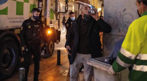 Madrid vuelve a registrar un sábado noche de borrachera Madrid vuelve a registrar un sábado noche de borrachera