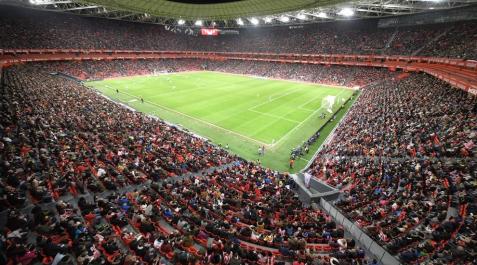 San Mamés, lleno para ver al equipo femenino San Mamés, lleno para ver al equipo femenino
