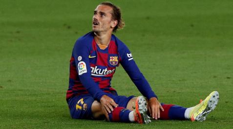Griezmann, en el partido contra el Valladolid. Griezmann, en el partido contra el Valladolid.