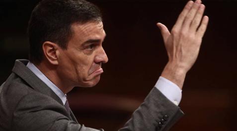 El presidente del Gobierno, Pedro Sánchez, interviene durante una sesión plenaria El presidente del Gobierno, Pedro Sánchez, interviene durante una sesión plenaria