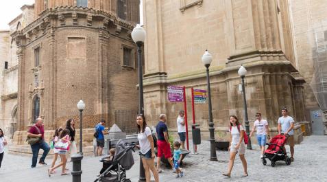 El número de turistas que visita Tudela aumenta un 4% en 2018 El número de turistas que visita Tudela aumenta un 4% en 2018