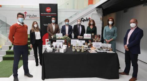 Representantes de las empresas de Bio Navarre, en la presentación. Representantes de las empresas de Bio Navarre, en la presentación.