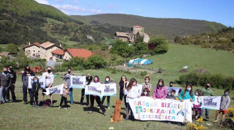 Imagen tomada en Anotz, donde el domingo será la primera marcha. Imagen tomada en Anotz, donde el domingo será la primera marcha.