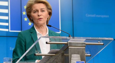La presidenta de la Comisión Europea, Ursula von der Leyen. La presidenta de la Comisión Europea, Ursula von der Leyen.