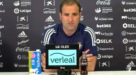 Arrasate: “Necesitamos hacer un partido prácticamente perfecto para tener opciones” Arrasate: “Necesitamos hacer un partido prácticamente perfecto para tener opciones”