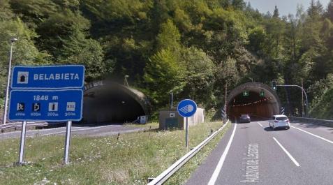 La A-15 se cerrará el fin de semana por las obras del túnel de Belabieta La A-15 se cerrará el fin de semana por las obras del túnel de Belabieta