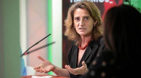 Teresa Ribera, vicepresidenta cuarta del Gobierno y ministra para la Transición Ecológica y el Reto Demográfico. Teresa Ribera, vicepresidenta cuarta del Gobierno y ministra para la Transición Ecológica y el Reto Demográfico.