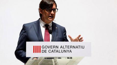 Salvador Illa presenta un Govern en la sombra para fiscalizar a Pere Aragonés Salvador Illa presenta un Govern en la sombra para fiscalizar a Pere Aragonés