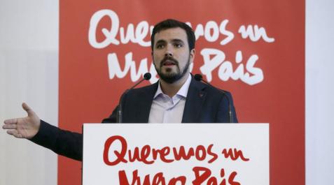 ALBERTO GARZÓN PRESENTA SU CANDIDATURA A LAS PRIMARIAS DE AHORA EN COMÚN