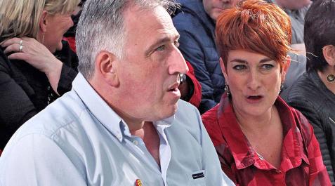 Bakartxo Ruiz y Asiron, durante la última campaña electoral.