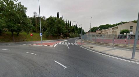 Detenido tras sufrir un accidente en la calle Biurdana de Pamplona y dar positivo