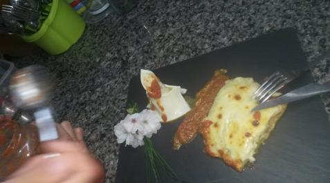 Canelones de merluza