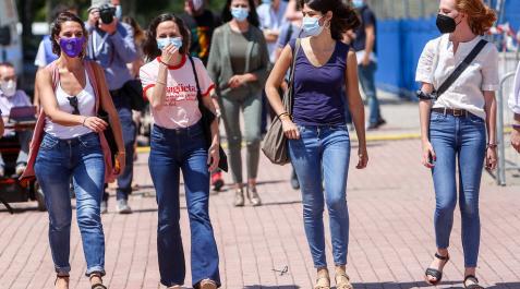 Podemos elige a la sucesora de Iglesias en un 'mini Vistalegre' a medio gas