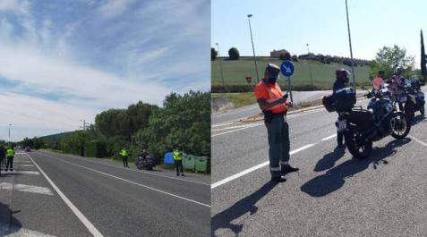 El operativo para reducir la siniestralidad de motocicletas se salda con 60 denuncias