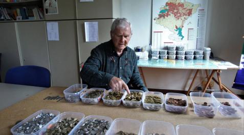 Los navarros donan millones de pesetas
