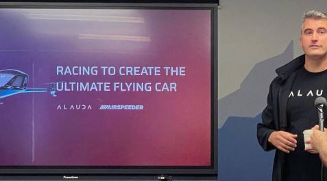 Carreras de coches voladores, la F-1 del futuro en el desierto de Australia
