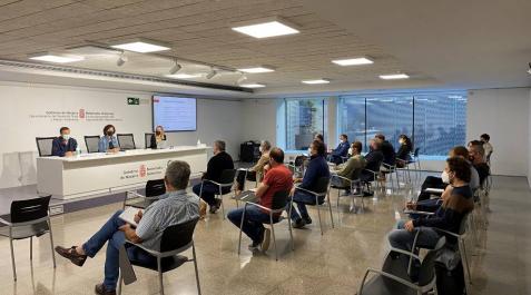 Un momento de la presentación del Plan Estratégico de Ganadería Extensiva.