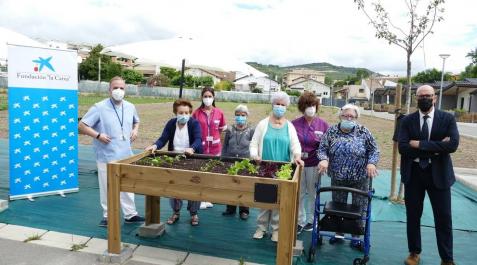La residencia San Jerónimo de Estella pone en marcha un huerto terapéutico
