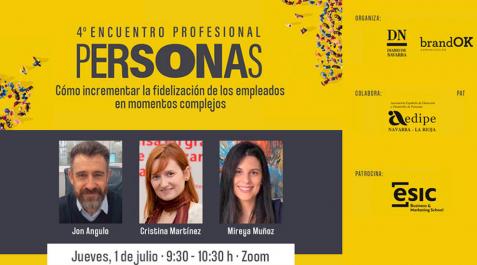 Cartel del Cuarto Encuentro Profesional PERSONAS.