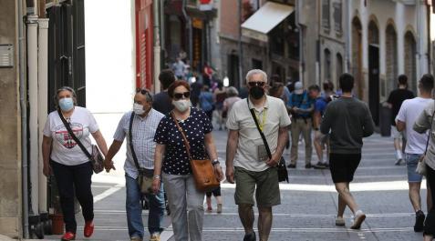 La semana empieza con temperaturas suaves en Navarra y alguna llovizna en el norte