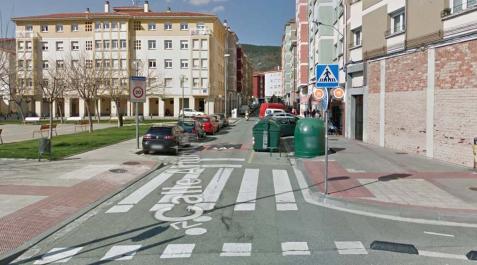 ArturoCampion Calle Arturo Campión de Ansoáin, donde se produjo el suceso