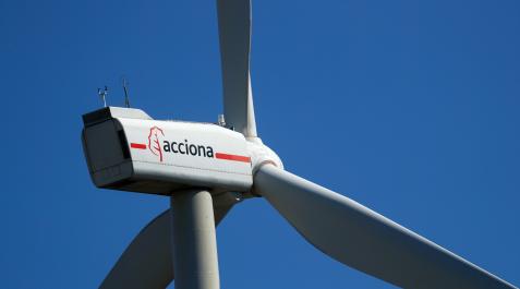 acciona-energia Un aerogenerador de Acciona