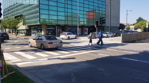 carril_bici_yanguas_miranda Nuevo paso peatonal en la plaza de Baluarte de Pamplona