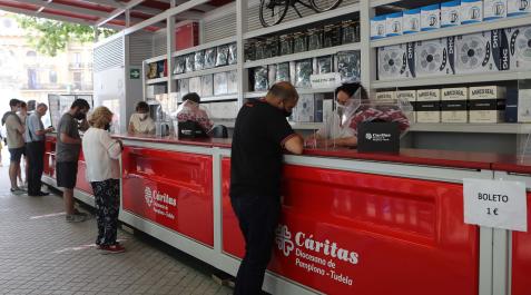 Tómbola de Cáritas Último día de la tómbola en Pamplona