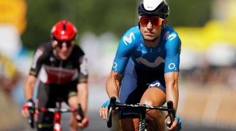 Imanol Erviti Imanol Erviti (Movistar) entra en segundo lugar en la meta de Nimes