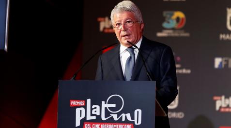 EnriqueCerezo Enrique Cerezo durante la lectura de los nominados a los Premios Platino del Cine Iberoamericano