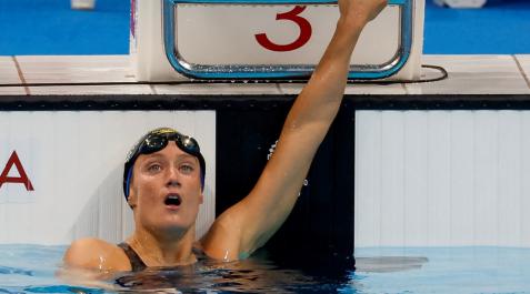 Mireia Belmonte Mireia Belmonte, tras clasificarse para la final