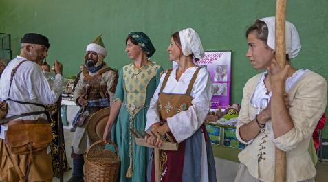 Imágenes de la representación de la batalla de Valdejunquera en Muez