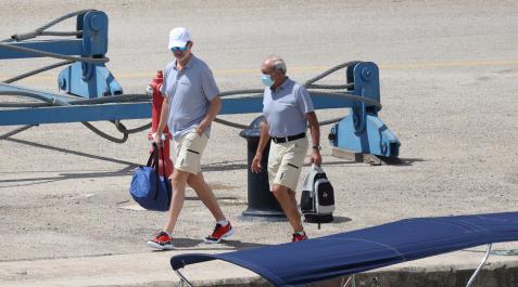 Rey Felipe VI El Rey Felipe VI, embarcando en Mallorca