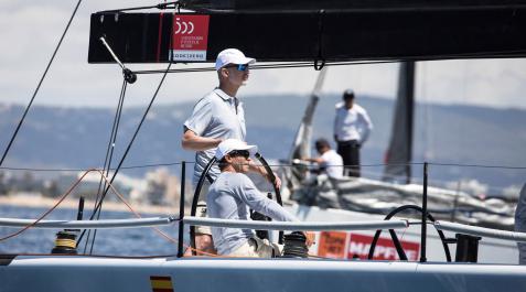Felipe VI vela Felipe VI, este domingo en el 'Aifos 500'