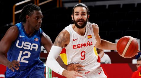Ricky Rubio, máximo anotador del partido con 38 puntos