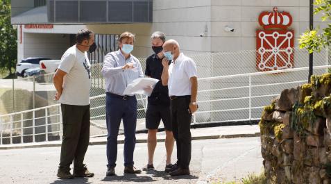 elizondo salida Aitor Bazterrika, Pedro López, Joseba Otondo y Bernardo Ciriza han visitado la zona en la que se proyecta la salida de Elizondo a la carretera N-121-B