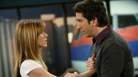 ross-rachel-friends Rachel y Ross, en un fotograma de la serie de televisión 'Friends'