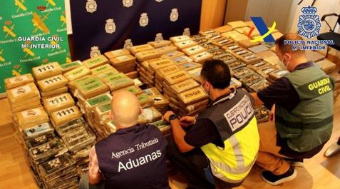 Droga Valencia Droga intervenida en la operación