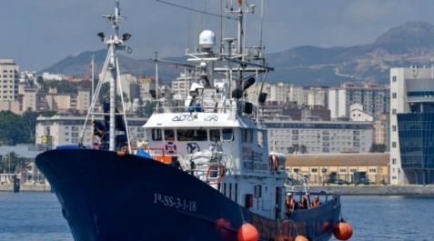El barco Aita Mari El barco Aita Mari